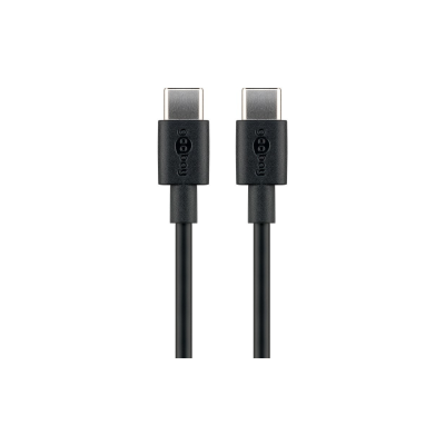 Goobay Câble de Charge et de Synchronisation USB-C™ vers USB-C™60W 1m