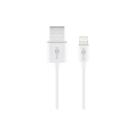 Goobay Câble de Charge et de Synchronisation Lightning USB 1m