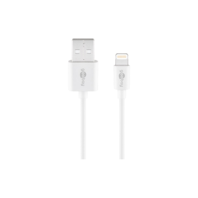 Goobay Câble de Charge et de Synchronisation Lightning USB 1m
