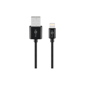 Goobay Câble de Charge et de Synchronisation Lightning vers USB-A 1m