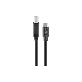 Goobay Câble USB-C™ vers USB 2.0 (type B) 1m