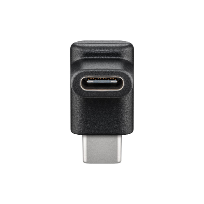 Goobay Adaptateur Prise femelle USB-C™   Connecteur USB-C™ coudé 90°