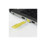 Lindy Verrous de ports RJ45 (10 piêces) avec clé, Jaune
