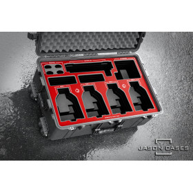 Jason Cases Valise pour 4 caméras PTZ Canon CR-N300 et pupitre IP100