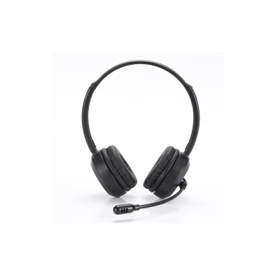 WE Casque micro Bluetooth ou Câble jack 3.5mm micro pivotant noir