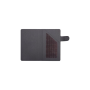 WE Etui universel colle magique noir effet peau coin pliable L
