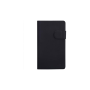 WE Etui universel colle magique noir effet peau coin pliable L