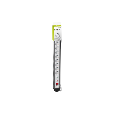 Goobay Bloc Multiprise 10 Prises Protection contre la Surcharge 1,4m