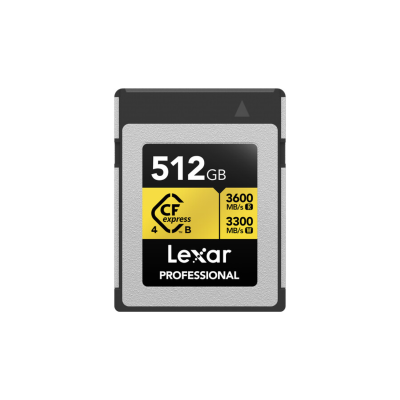 Lexar CFexpress PRO Type B GOLD 4.0 series 512GB - R3600/W3300MB/s