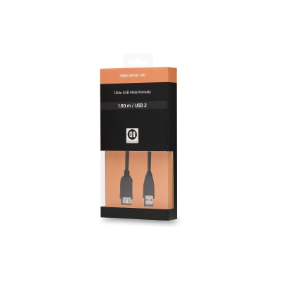 D2 DIFFUSION câble USB 2.0 Am le/B micro m le 3m