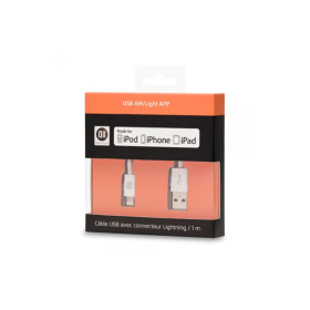 D2 DIFFUSION câble USB pour Apple Lighting 1 m