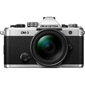 OM System Boitier OM-3 Argent + M.Zuiko Digital ED 12-45mm F4.0PRO