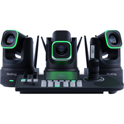 Birddog Bundle 3 caméras BDX4UB + controleur BDKBD Noir