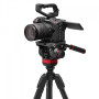 Manfrotto Rotule vidéo fluide 502 base plate et trépied vidéo 055 alu