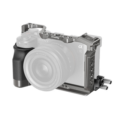 SmallRig Kit cage HawkLock dégagement rapide 5198 pour Alpha 7CII/7CR