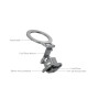Smallrig 5339 Support téléphone avec support cold shoe pour Arca-Std