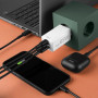 Hama Chargeur rapide GaN 2 USB-C 1 USB-A mini-chargeur PD 65 W blanc