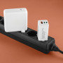 Hama Chargeur rapide GaN 2 USB-C 1 USB-A mini-chargeur PD 65 W blanc