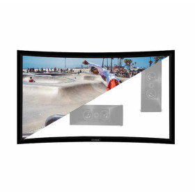 Lumene Ecran Fixe 16/9 Curve Acoustique MOVIE PALACE UHD 4K  200C