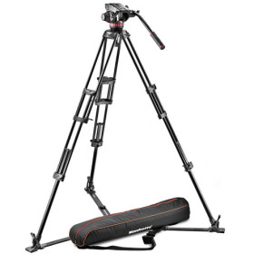 Manfrotto MVH502A.546GB-1 Kit Trepied - Rotule video fluide