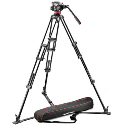 Manfrotto MVH502A.546GB-1 Kit Trepied - Rotule video fluide
